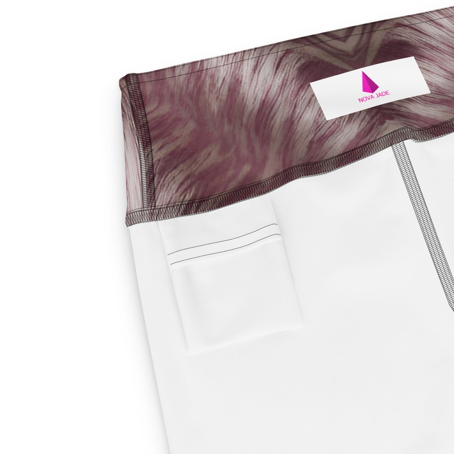Nova Jade Fur Custom Print Yoga Shorts