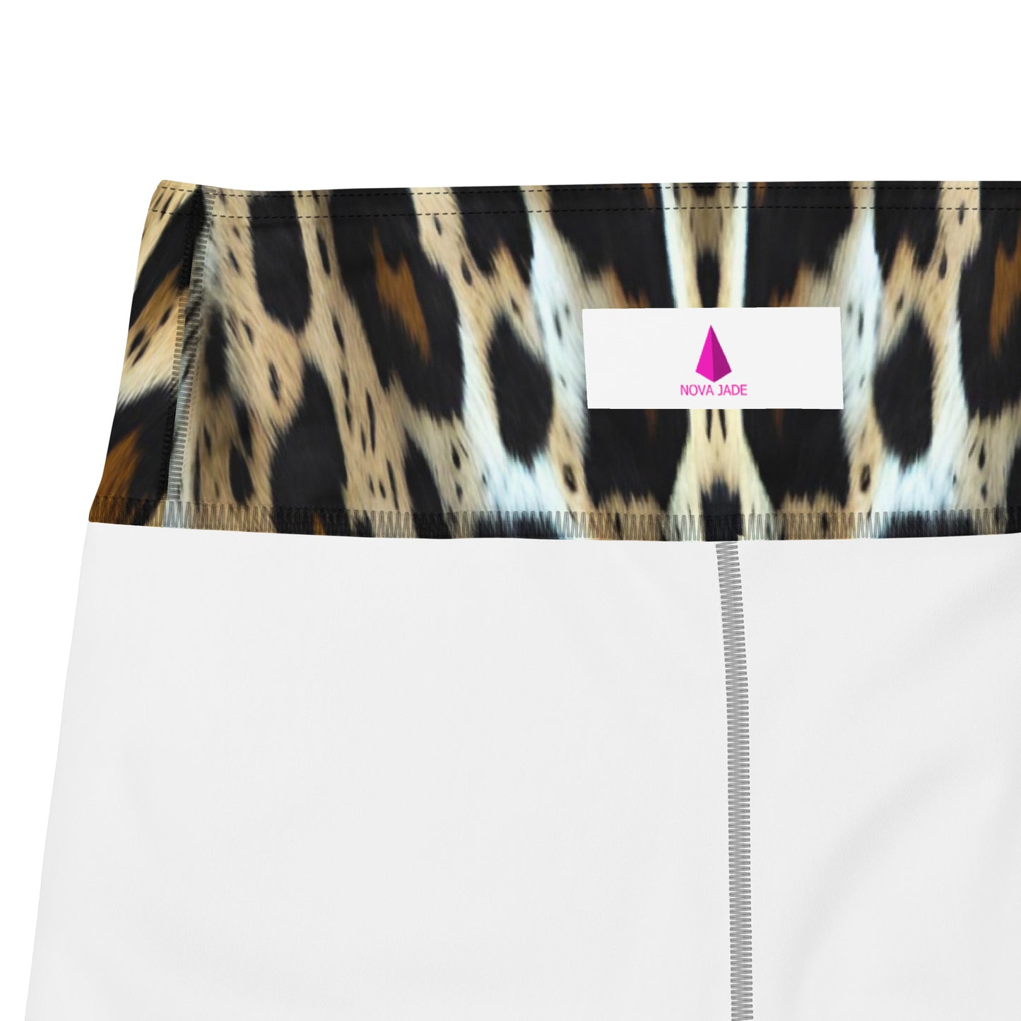 Leopard Print Performance Yoga Shorts