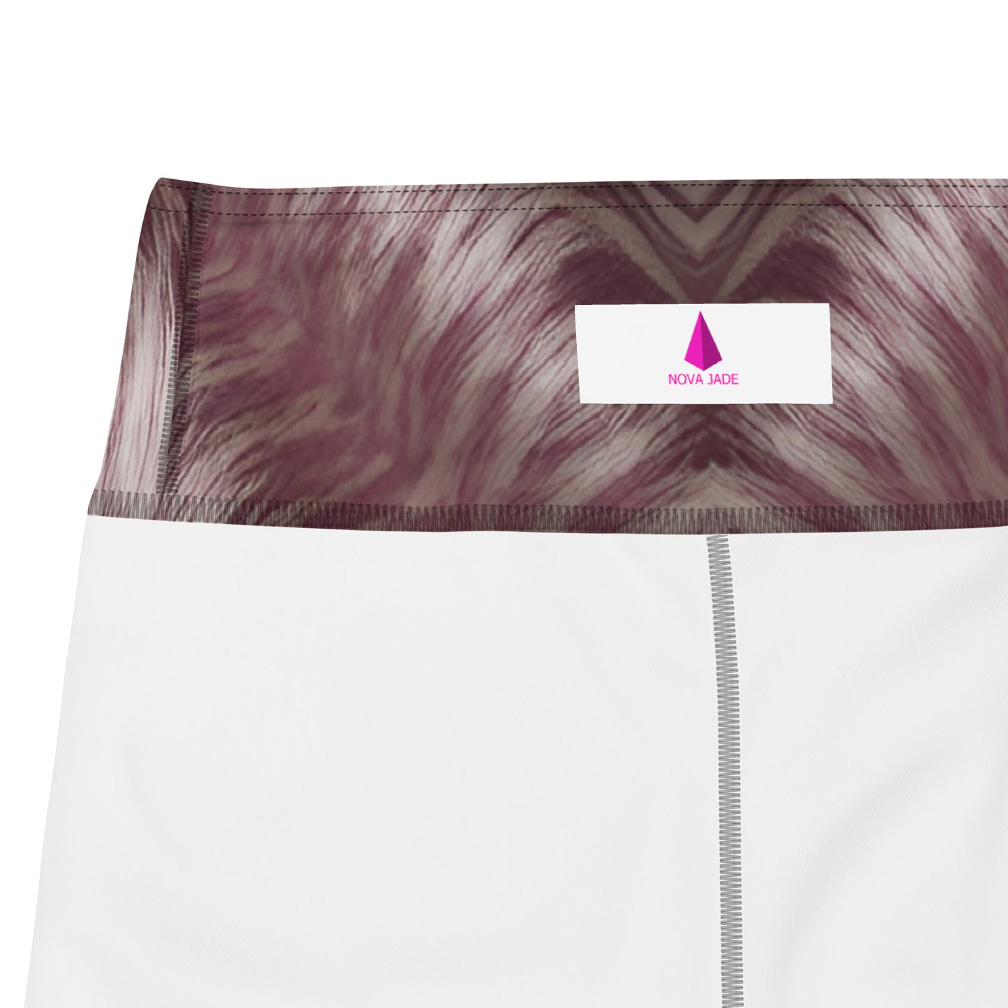 Nova Jade Fur Custom Print Yoga Shorts