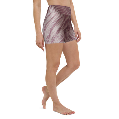 Nova Jade Fur Custom Print Yoga Shorts