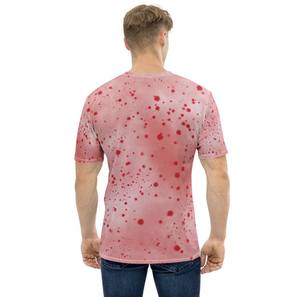 New! Thirsty Vampire Lips T-shirt With Blood Splatter Unisex