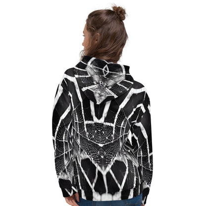 Spider Web Custom Print Unisex Hoodie