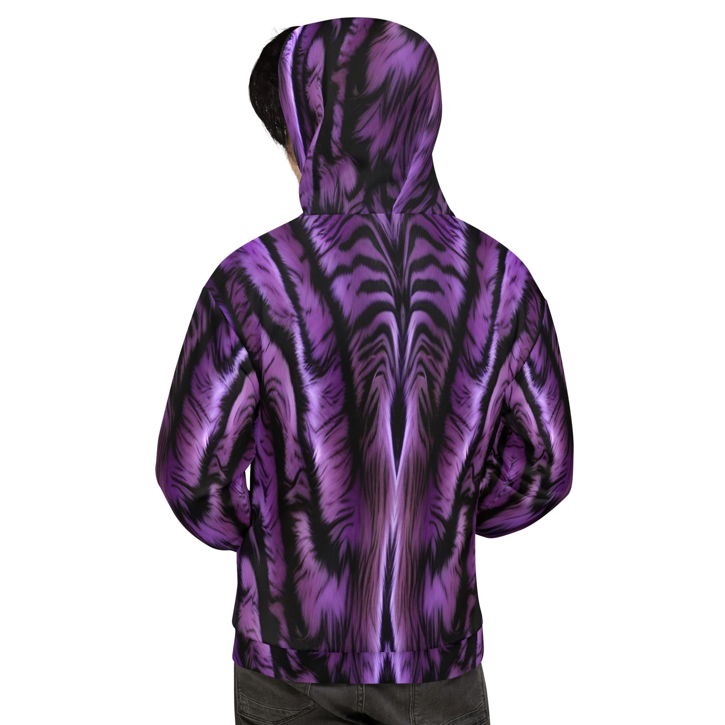 Purple Tiger Unisex Designer Hoodie
