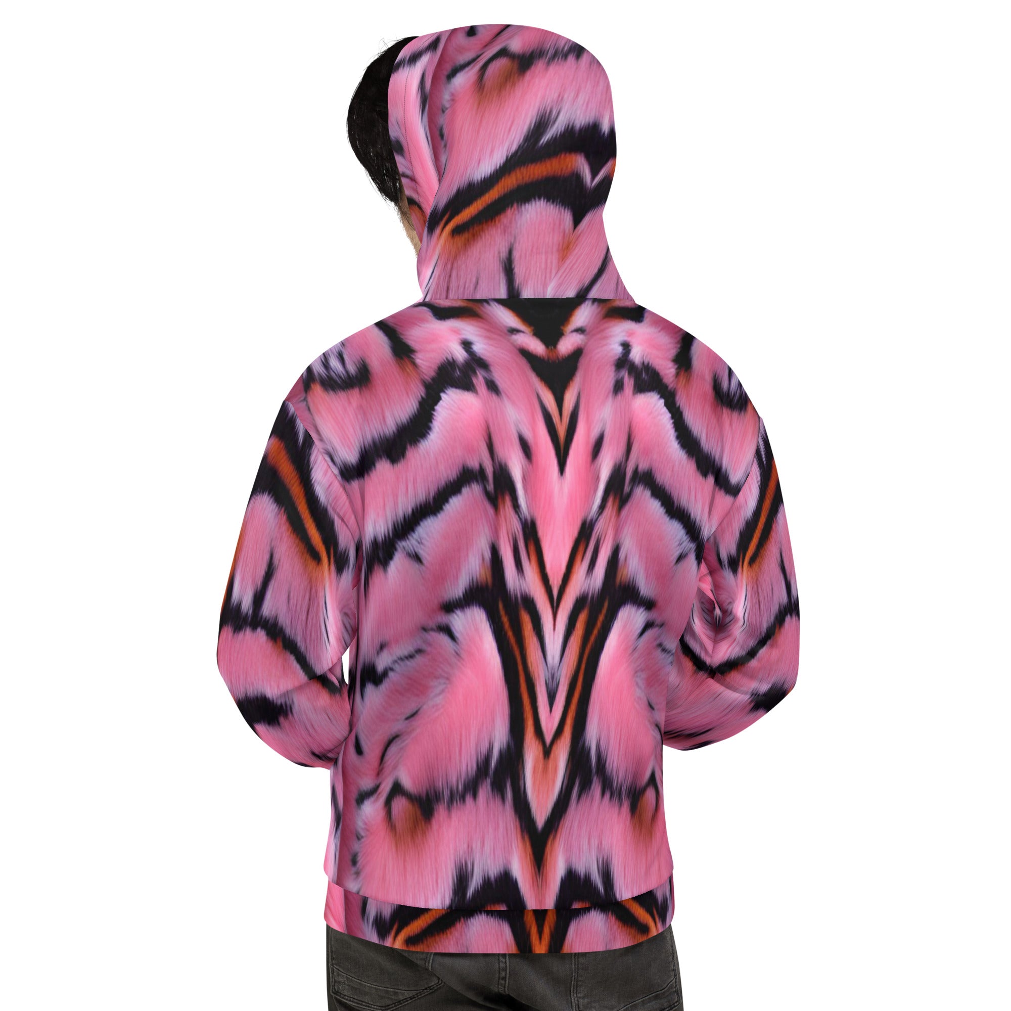 Pink designer hoodie hot sale