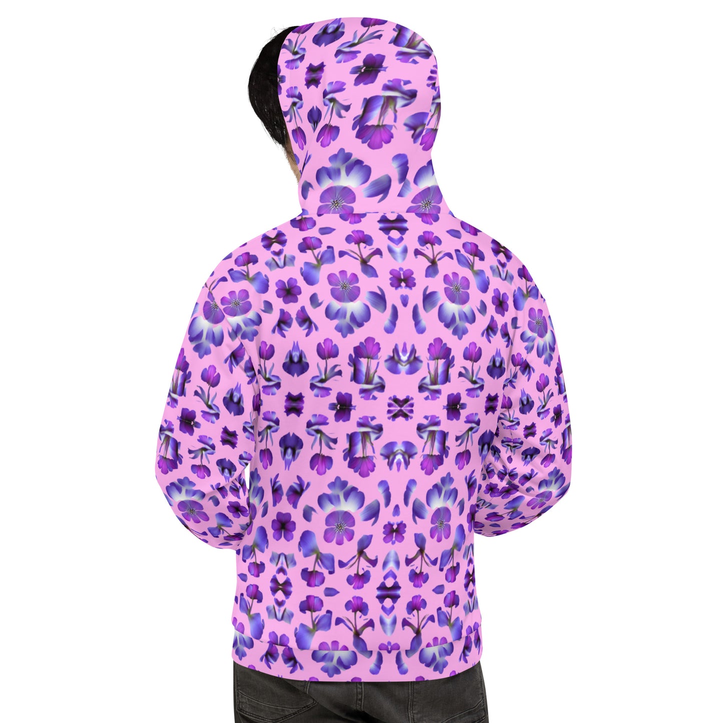 Violets Pattern Unisex Designer Hoodie