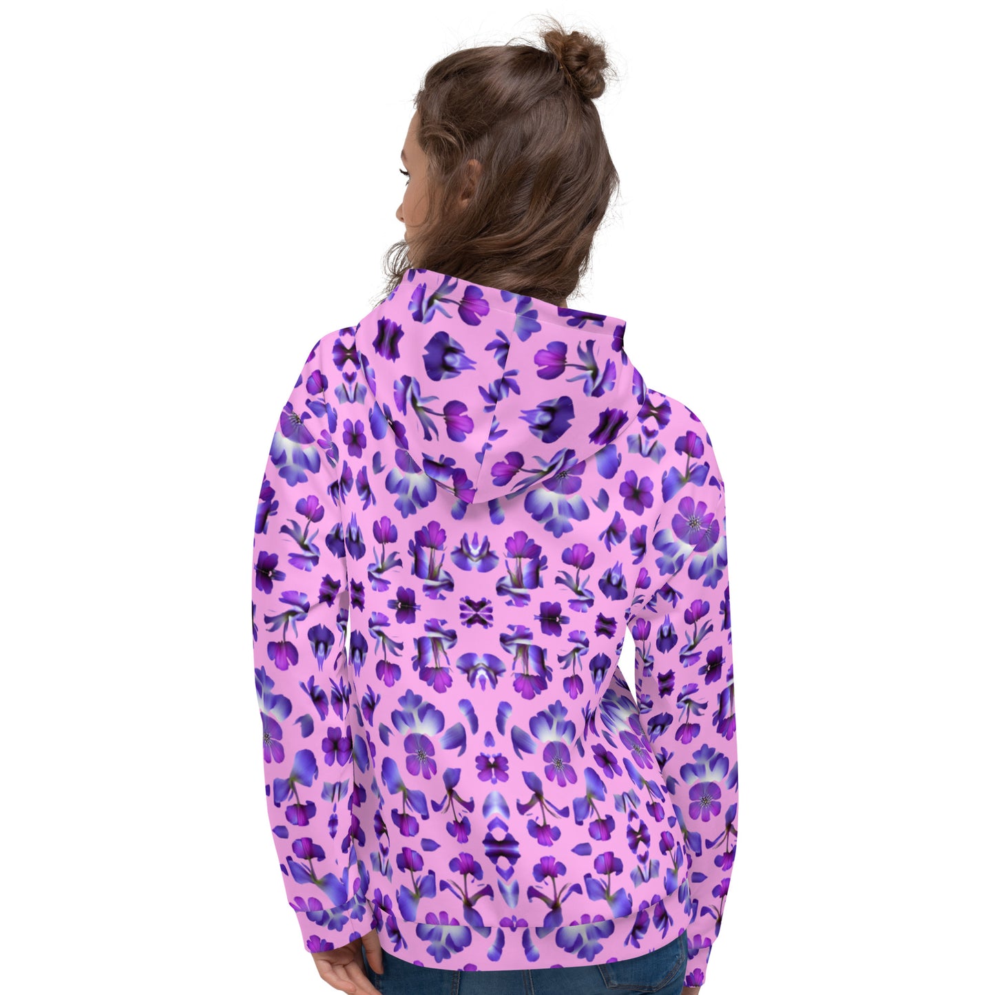 Violets Pattern Unisex Designer Hoodie
