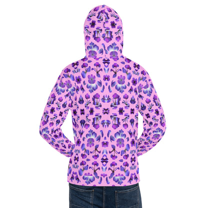 Violets Pattern Unisex Designer Hoodie