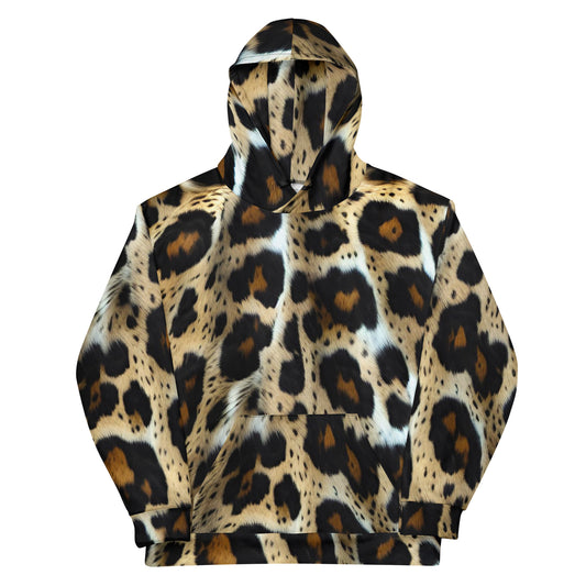 Leopard Fur Custom Print Unisex Hoodie