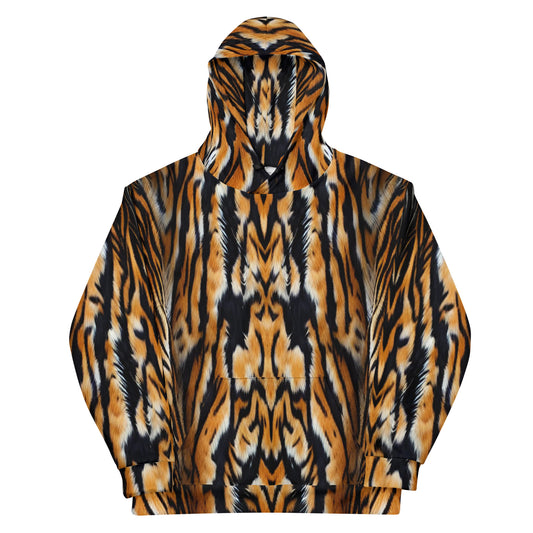 Tiger Fur Custom Print Unisex Hoodie