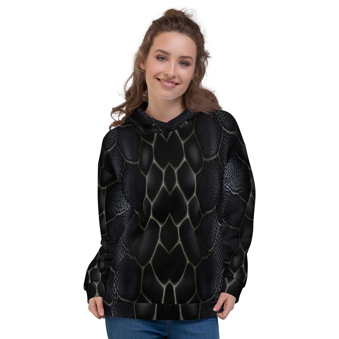 Black Mamba Snake Unisex Designer Hoodie