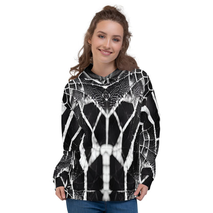 Spider Web Custom Print Unisex Hoodie