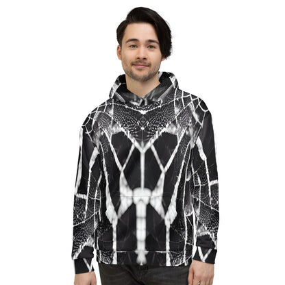 Spider Web Custom Print Unisex Hoodie