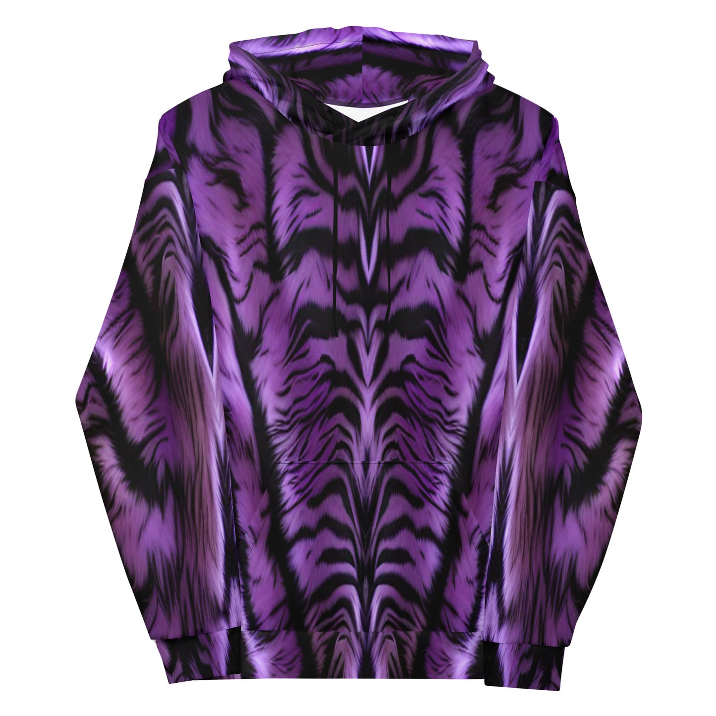 Purple Tiger Unisex Designer Hoodie