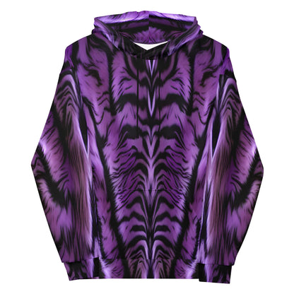 Purple Tiger Unisex Designer Hoodie