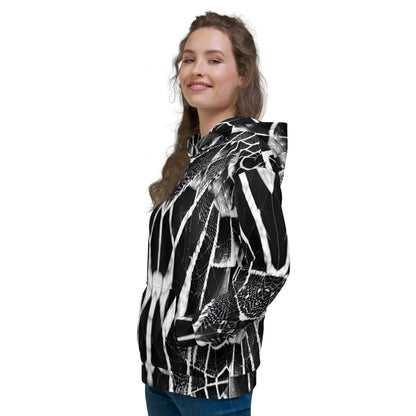 Spider Web Custom Print Unisex Hoodie
