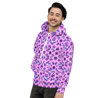 Violets Pattern Unisex Designer Hoodie