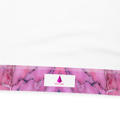 Pink Marble Unisex Designer Hoodie