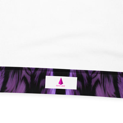 Purple Tiger Unisex Designer Hoodie