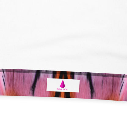 Pink Tiger Fur Unisex Designer Hoodie