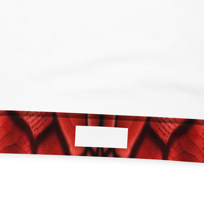 Red Dragon Scales Unisex Designer Hoodie