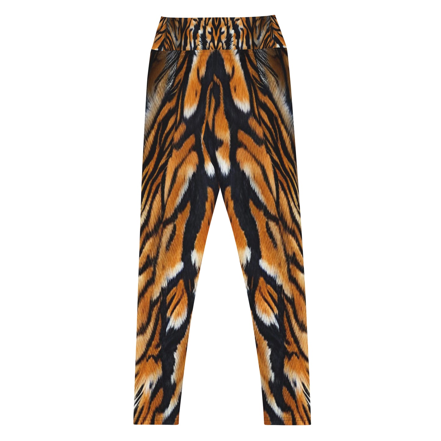 Tiger Fur Print Yoga Leggings For Women