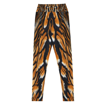 Tiger Fur Print Yoga Leggings For Women
