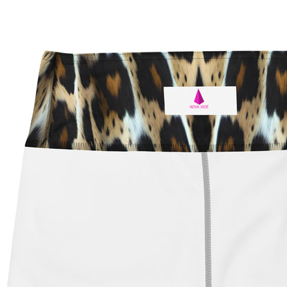Leopard Print High Waist Yoga Leggings For Women
